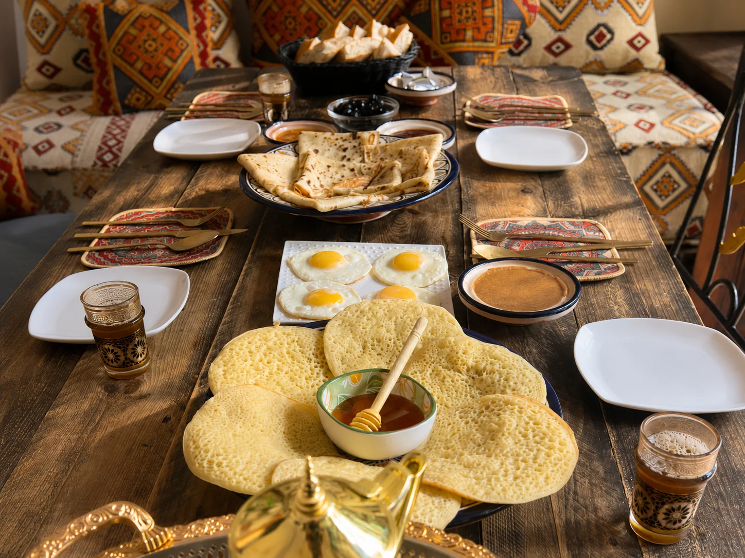 Surf Camp Morocco Breakfast 05 — Moroccan breakfast